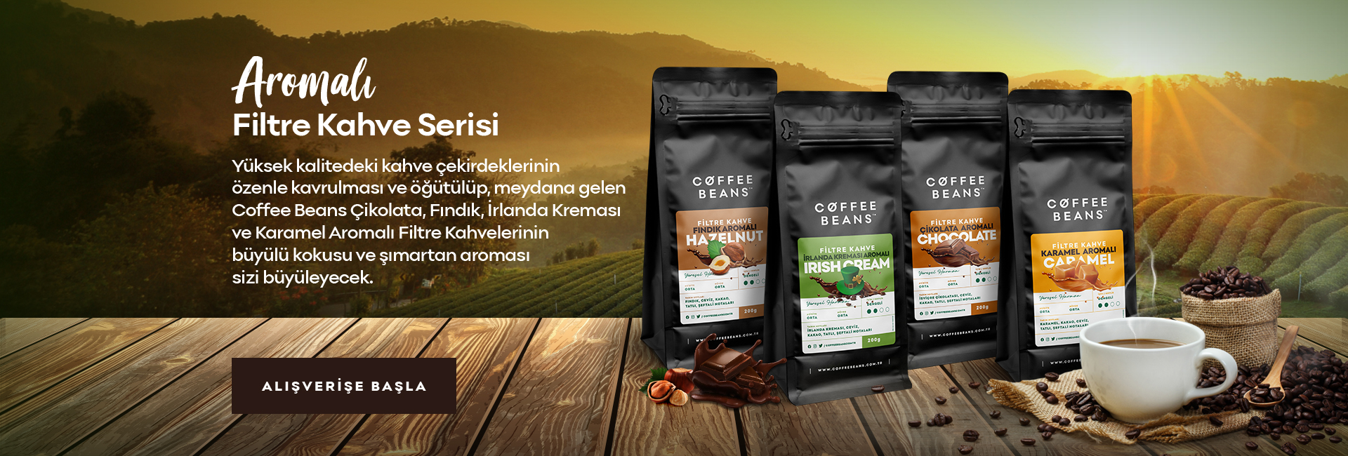 Coffee Beans Aromalı Filtre Kahve