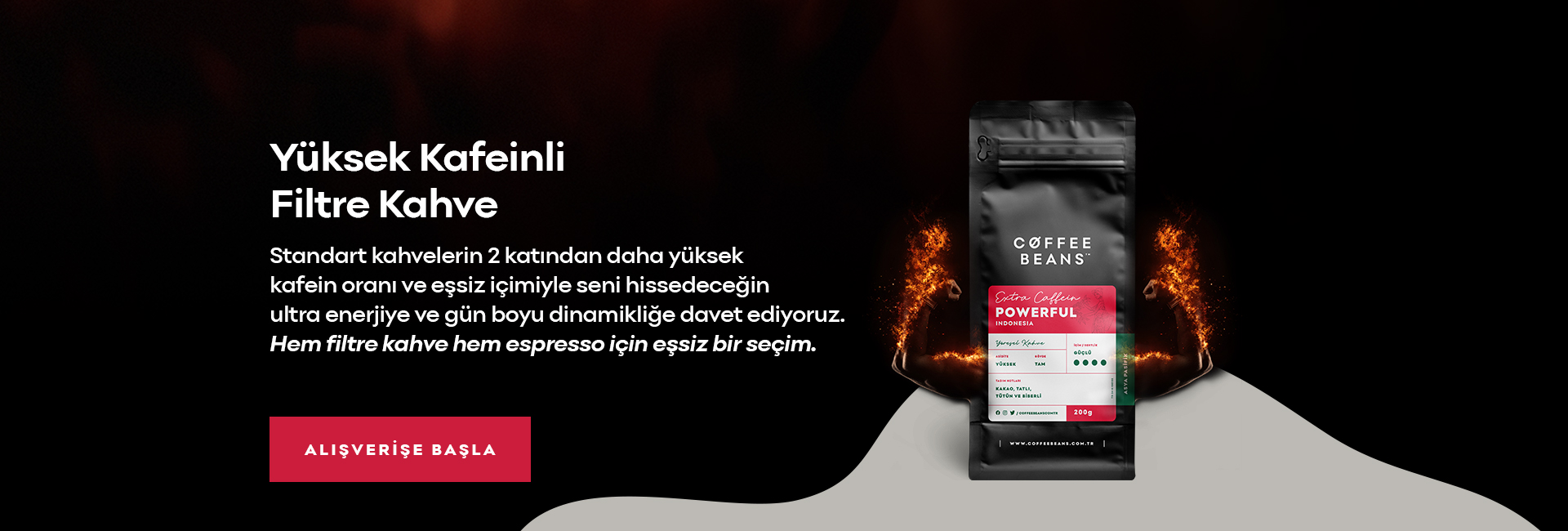 Powerful Yüksek Kafeinli Filtre Kahve